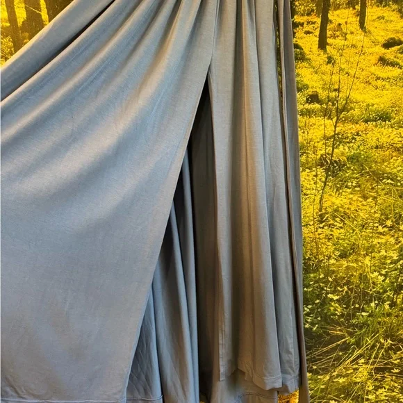 🦋 Purusha People Blue Tansy Butterfly Wrap Skirt – Size Small - Picture 14 of 16